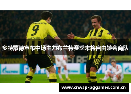 多特蒙德宣布中场主力布兰特赛季末将自由转会离队